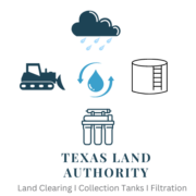We excavate your property and install rainwater collection tanks near San Antonio, Texas.