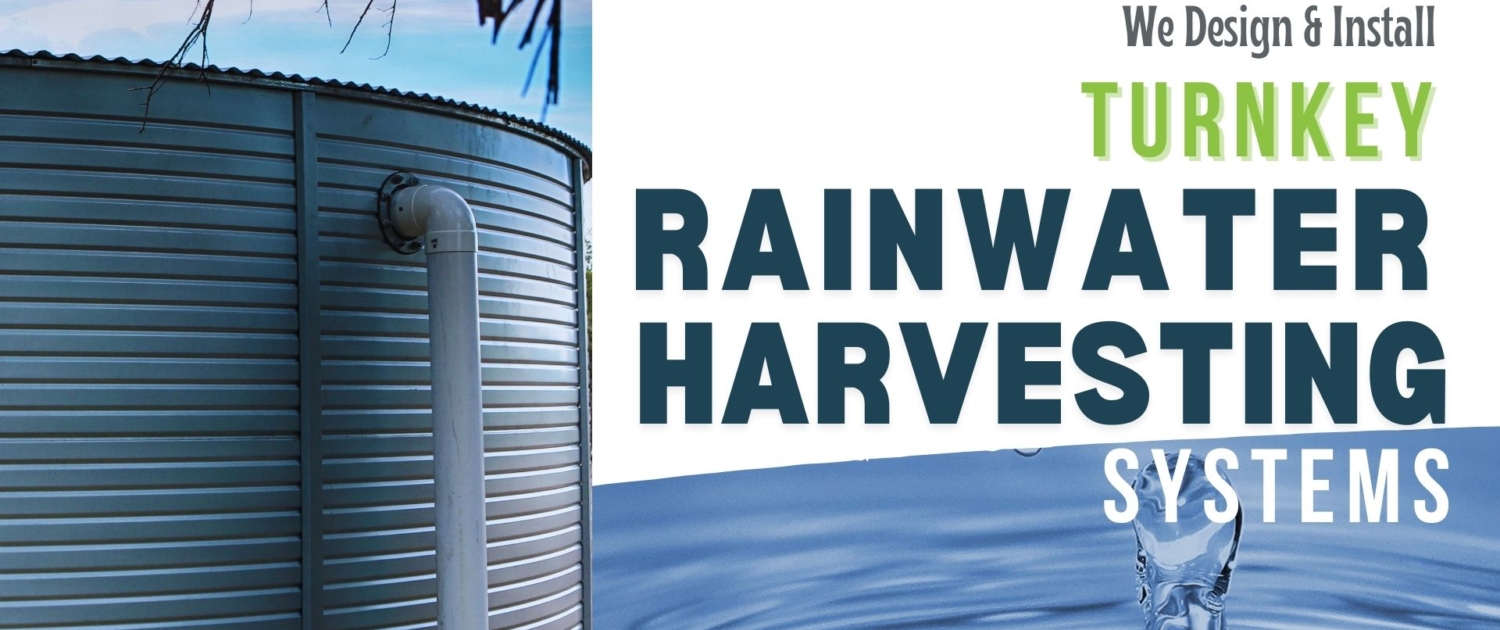 Texas Land Authority rainwater harvesting tank and collection system