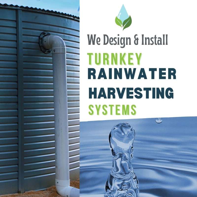 We design and install rainwater collection systems near San Antonio