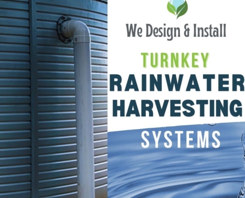 Texas Land Authority installs rank tanks and water collection systems near Blanco, Texas